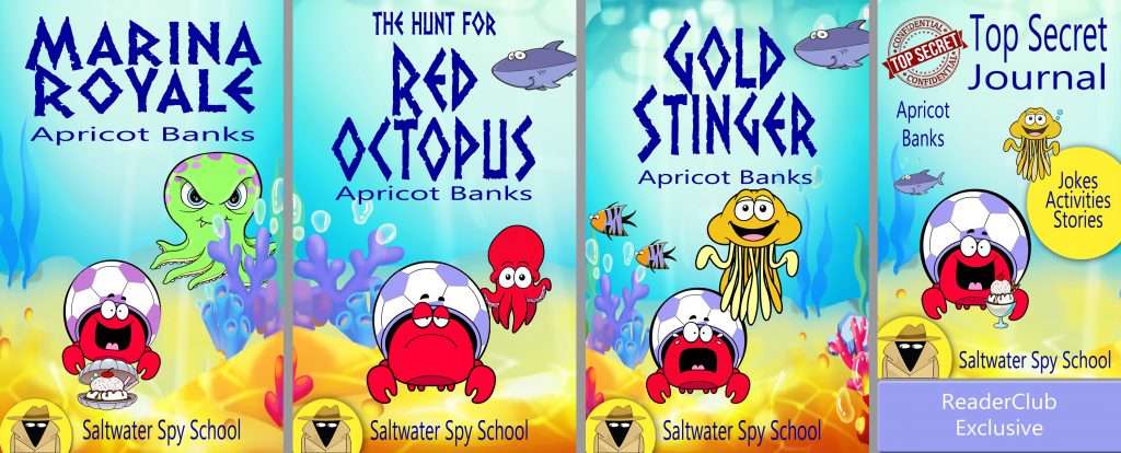 Book Covers for Saltwater Spy School